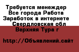 Требуется менеждер - Все города Работа » Заработок в интернете   . Свердловская обл.,Верхняя Тура г.